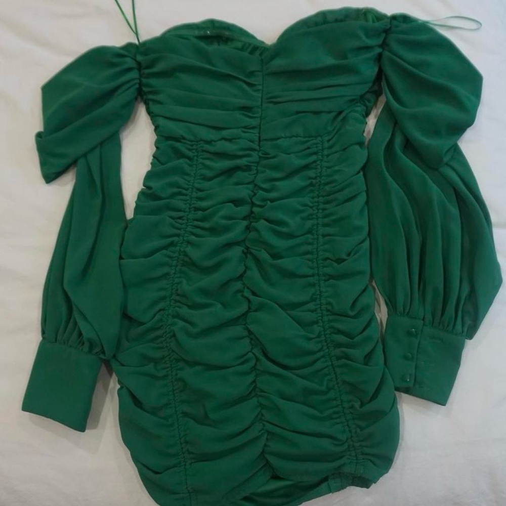 PENELOPE RUCHED DRESS size small - Picture 3 of 5